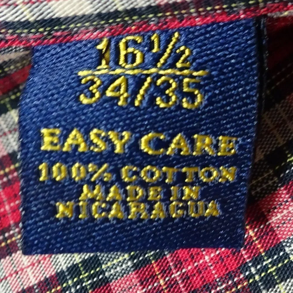 Club Room Regular Fit Easy Care 16 1/2  34/35